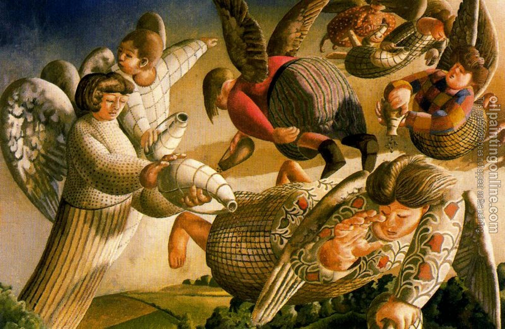 Stanley Spencer - Angels Of the Apocalypse